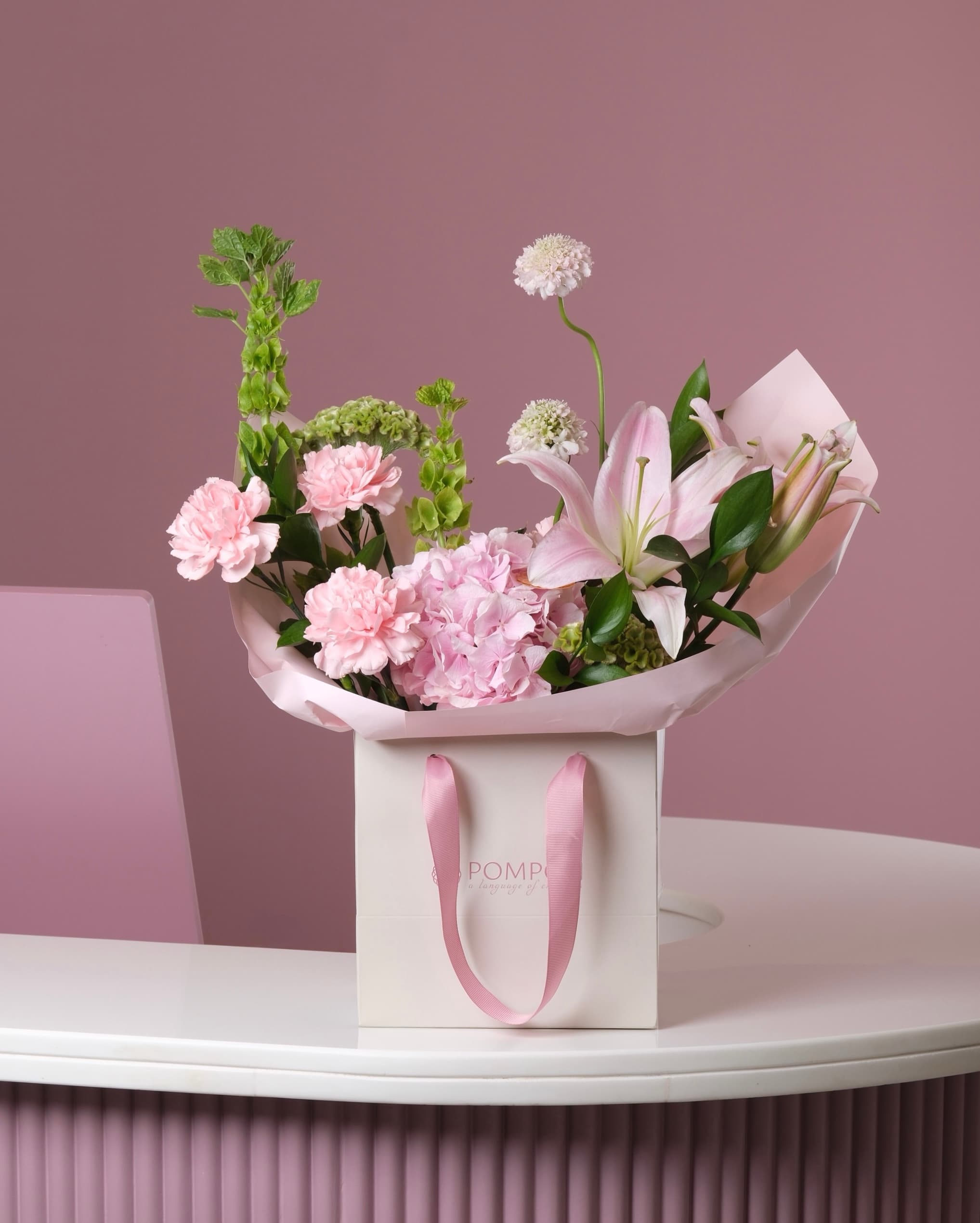 Lily, Hydrangea & Dianthus Box