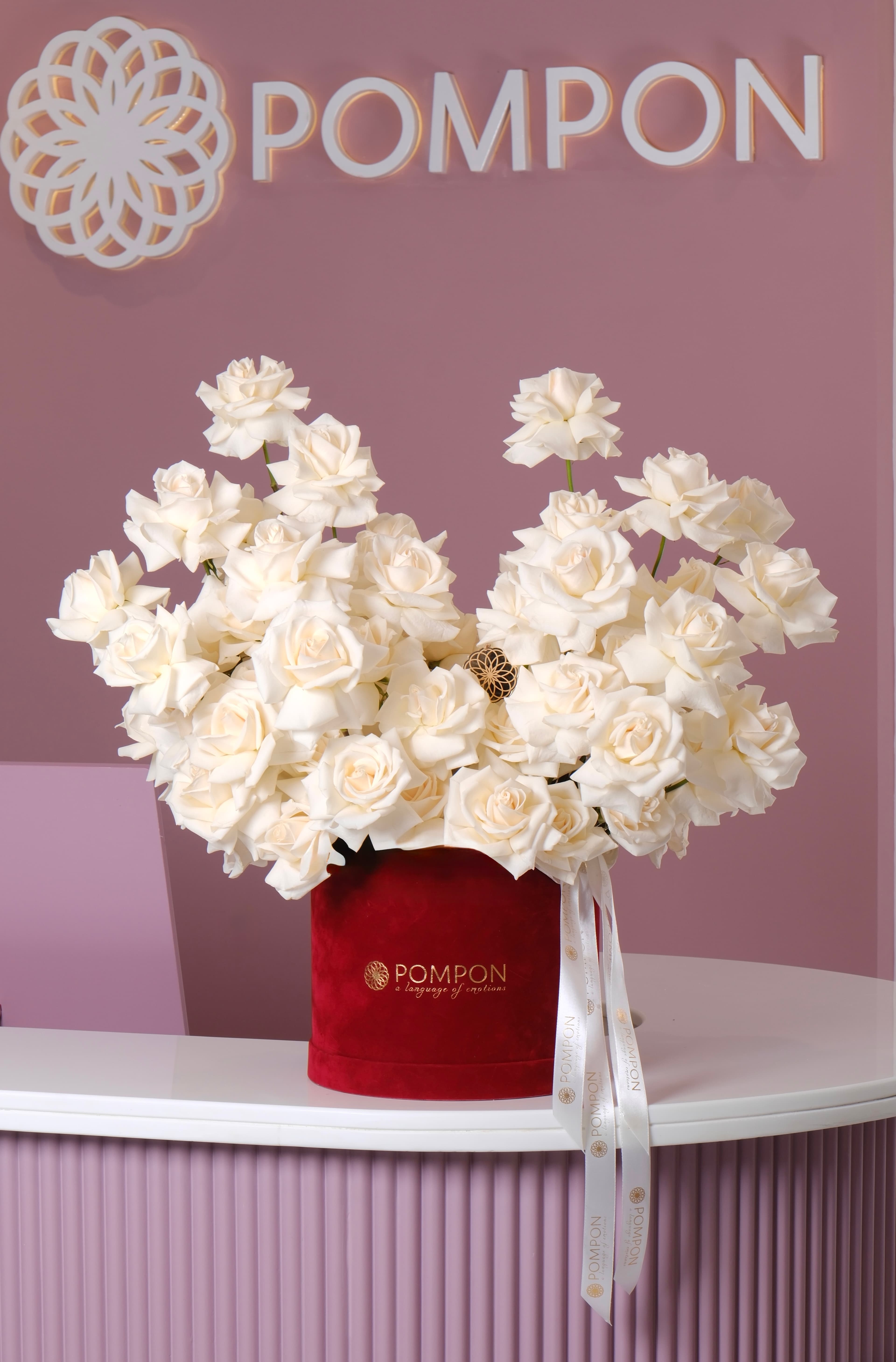 French White Rose Box