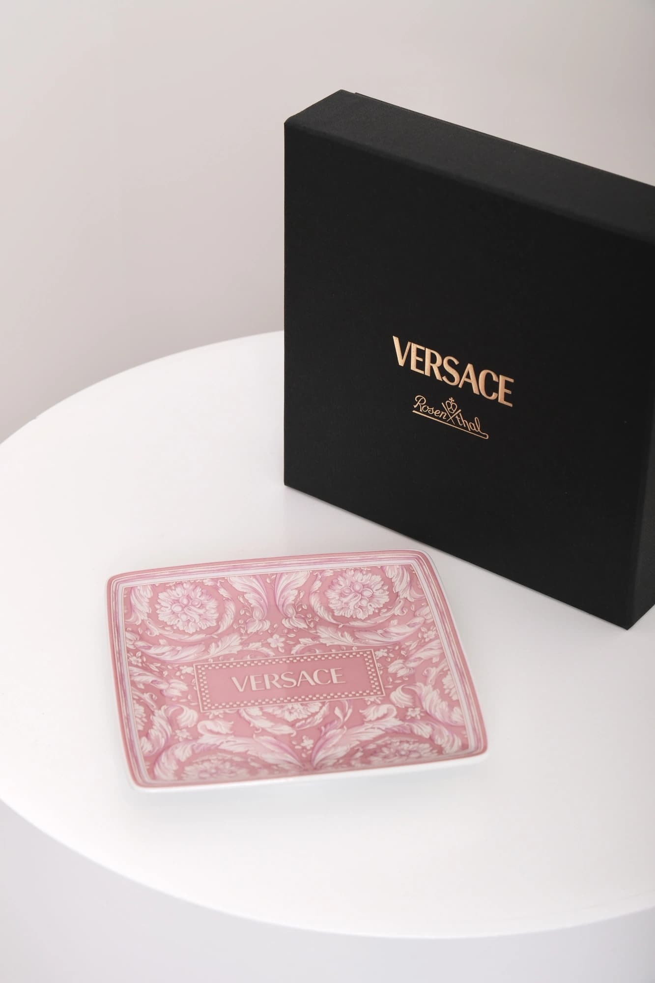 Barocco Rose Rectangular Plate
